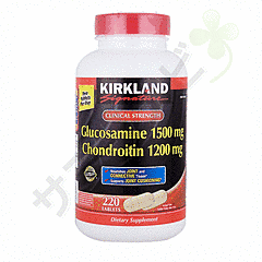 グルコサミン&コンドロイチン 220錠 1本 | (Kirkland)Glucosamine & Chondroitin 220tablets one 880 錠