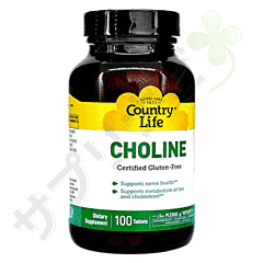 コリン 650mg 100錠 1本 | (CountryLife)Choline 650mg 100tablets one