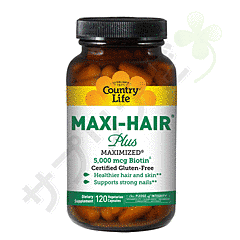 マキシヘアプラス 120錠 1本 | Maxi-Hair Plus 120tablets one